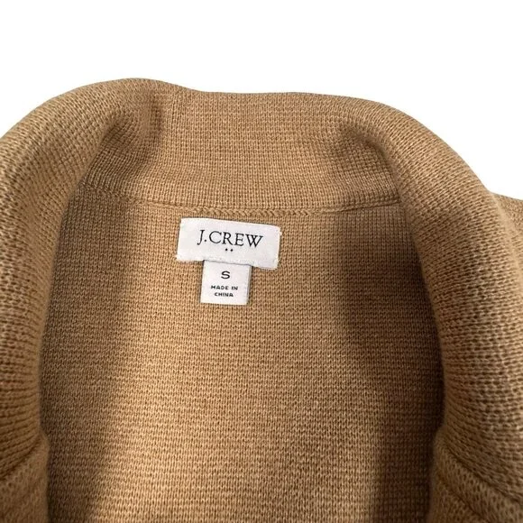 J. Crew Schoolboy Sweater Blazer Camel Sz S Preppy Heritage Minimalist Chic - Picture 5 of 14